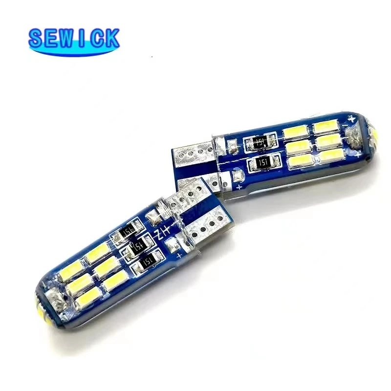  100Pcs T10 Ǹ 3014 15SMD Led W5W 192 168  Ʈ  ̵   ȣ  ڵ Ÿϸ