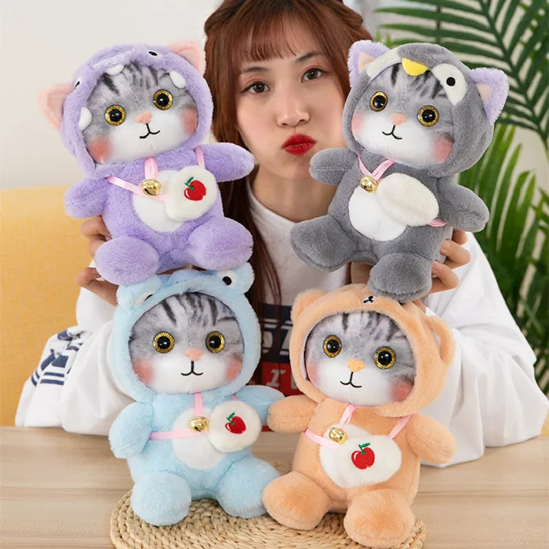 Cat Stuffed Animal Cute Kawaii Soft Plush Toy Cat Girls Girls Cat Stuffed Toys Stuffed