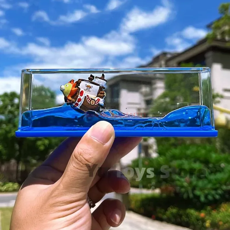 

3d One Piece Корабль жидкость Дрифт бутылка тысяча Солнечный корабль идет счастливая лодка один кусок плавающий украшение в виде лодки декомпрессионный Декор