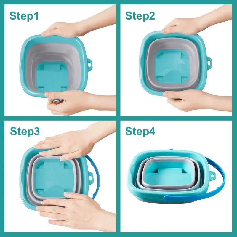 Collapsible Beach Sand Toys for Kids Travel Beach Toys for Kids with Foldable Sand Bucket Beach Shovel Toys Kit for Toddlers 3