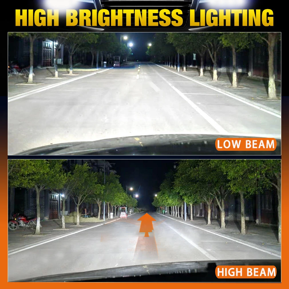 헤이워드 H7 LED 전구 H4 자동차용 헤드라이트 CANBUS 1500W 라이트 6500K 미니 무선 터보 팬 자동차 LED 헤드램프 12V