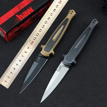 Khaw 7150 AKC 자동 팩트 자동 칼, 전술 기어, 야외 서바이벌 하이킹 캠핑 사냥 필링, Edc 방어 포켓 나이프