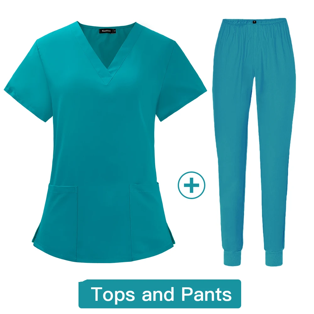 Unisex Scrub Suits Scrubs Set For Women 