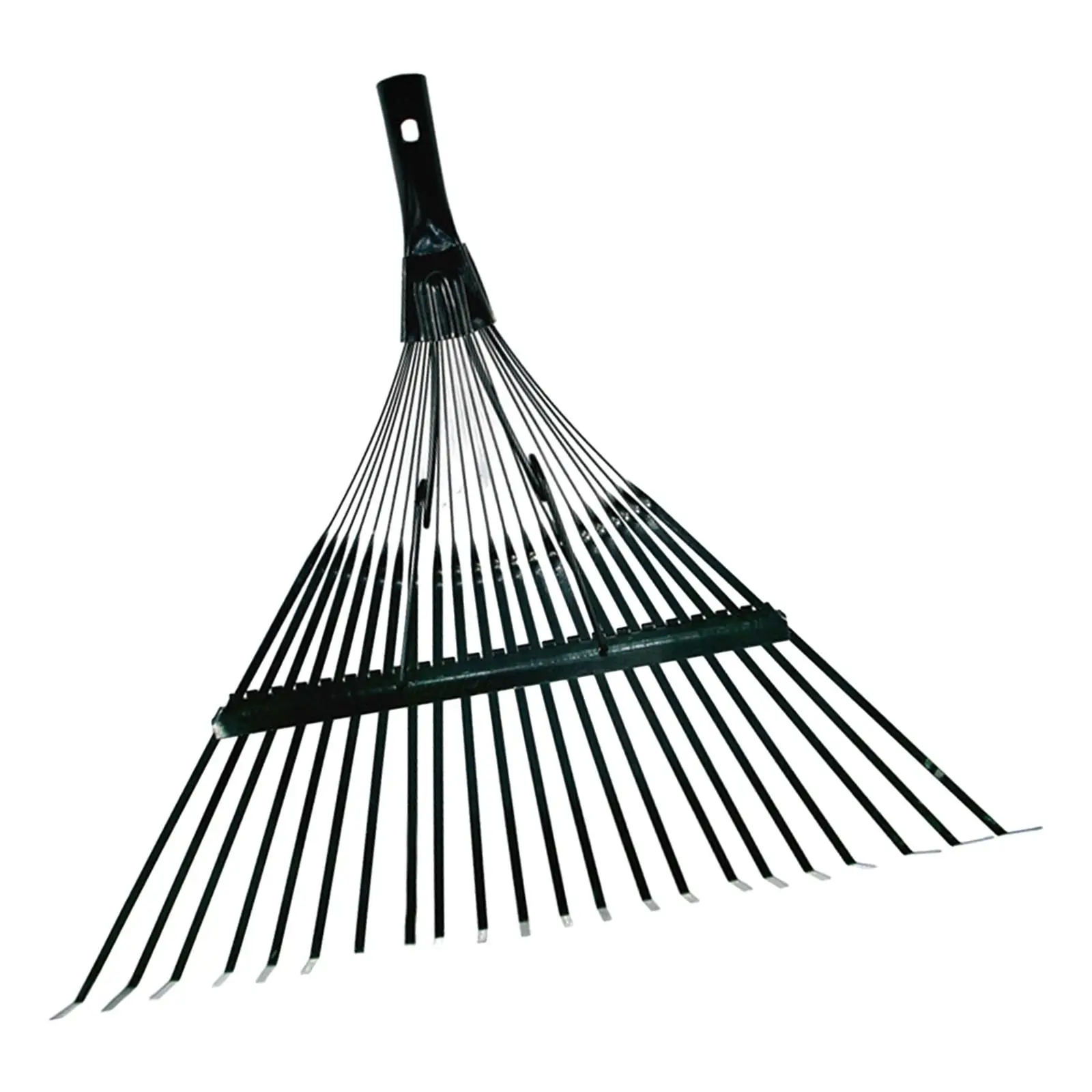Garden Leaf Rake Metal Rake High Performance Lightweight Garden Lawn Head for Lawns RV Grass Clippings Yard Garbage