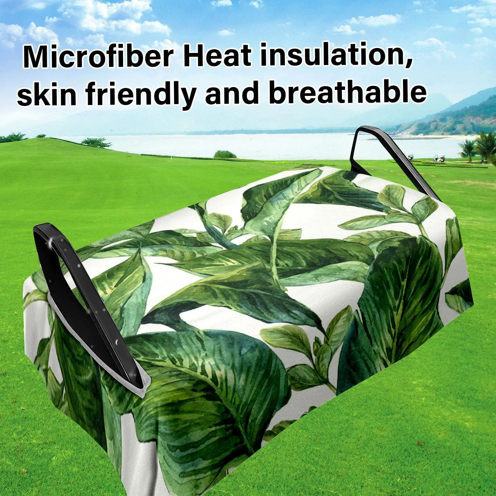 Golf Cart Seat Towel Blanket Comfortable Reusable Polyester Protection for Golf Club Course Cruising Golf Accessories