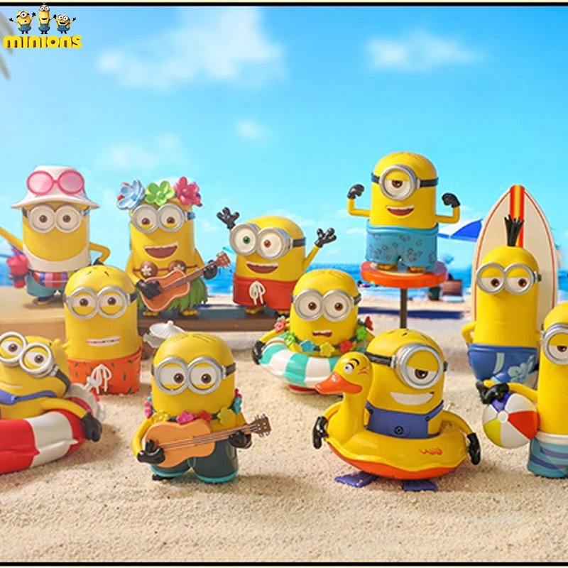 

Милые Миньоны, праздничная серия, Семейная Игрушка, куклы, настольные украшения ручной работы, подтверждение, подарки моделям ручной работы