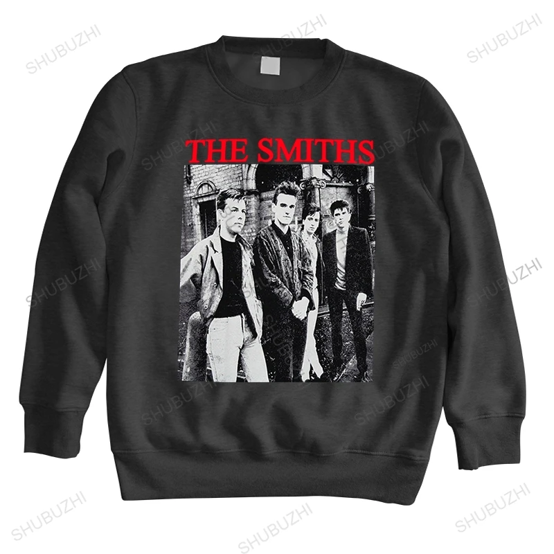 Nuovo Arrivato Primavera Uomo Punk Rock Autunno The Smith Rock Band Graphic Manica Lunga Logo Rosso Stampato B Top Felpe Con Cappuccio Da Uomo