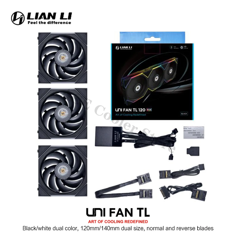 PC用ファン・クーラー LIANLI UNI FAN TL 120 Reverse Blade 3 Lian Li UNI FAN TL 120 Reverse Blade, 3 Pack - Walmart.com