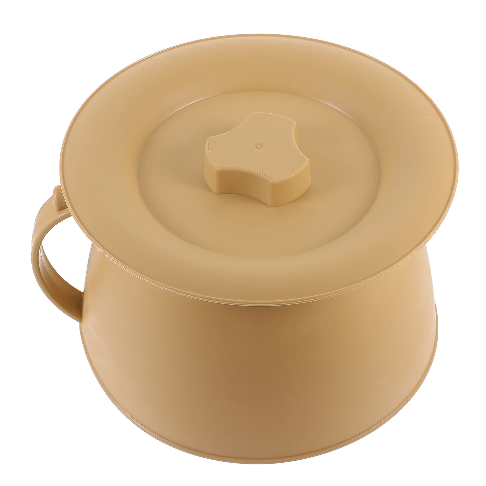 

Plastic Bedpan Bedside Urinal Bottle Handle And Cover Urinal Toilet Night Urine Jug Urine Container Pot Adults Car Travel