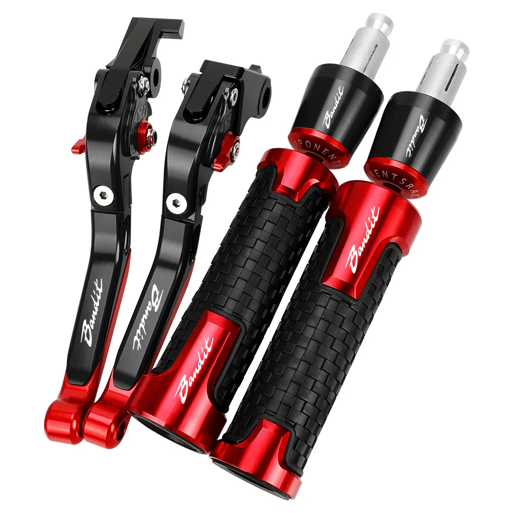 

For SUZUKI GSF 1250 GSF1250 BANDIT 2007-2015 Motorcycle Accessories CNC Brake Clutch Levers Handlebar Handle Grips Ends