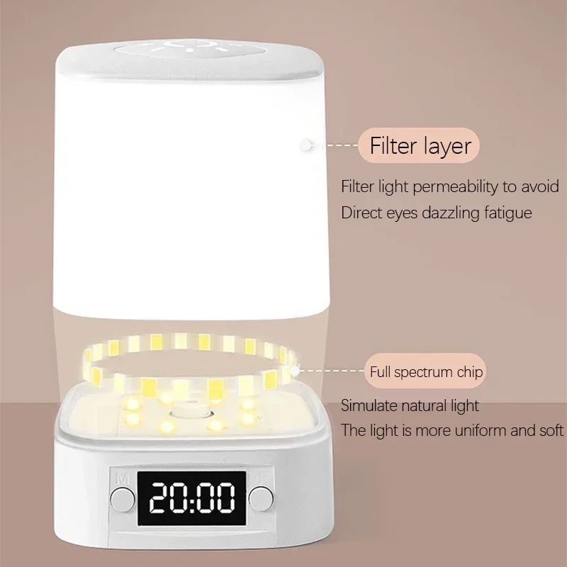 اللمس ليلة مصباح على مدار الساعة LED مصباح التحكم...