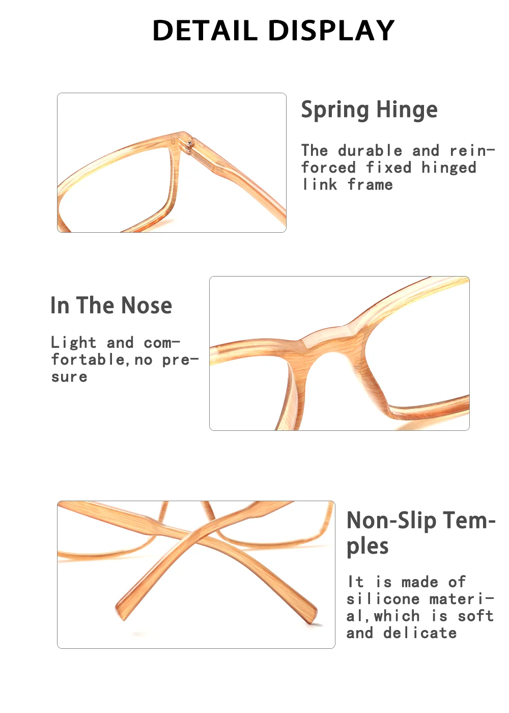 Henotin Bestselling Tortoiseshell Reading Glasses Metal Hinge Men Women HD Reader Eyeglassse Fashion Oval Decorative Eyewear 4