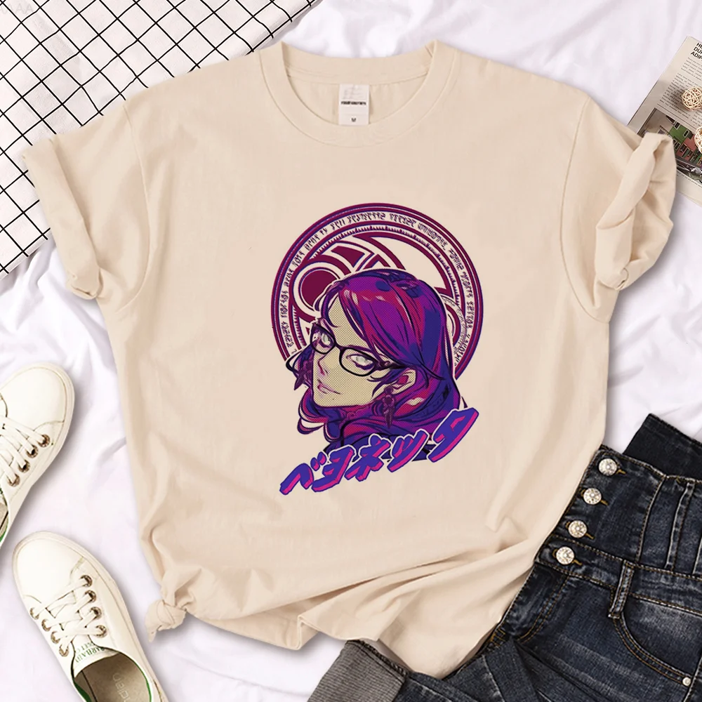 Baionetta Tee Women Designer Comic Tshirt Girl Manga Abbigliamento