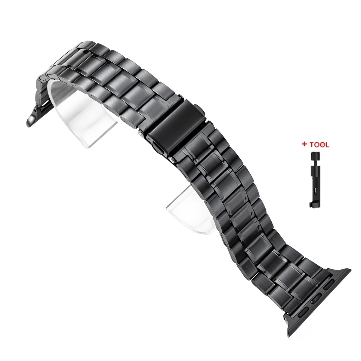 Premium Stainless Steel Metal Strap for Apple Watch - Adjustable and Stylish Wristband