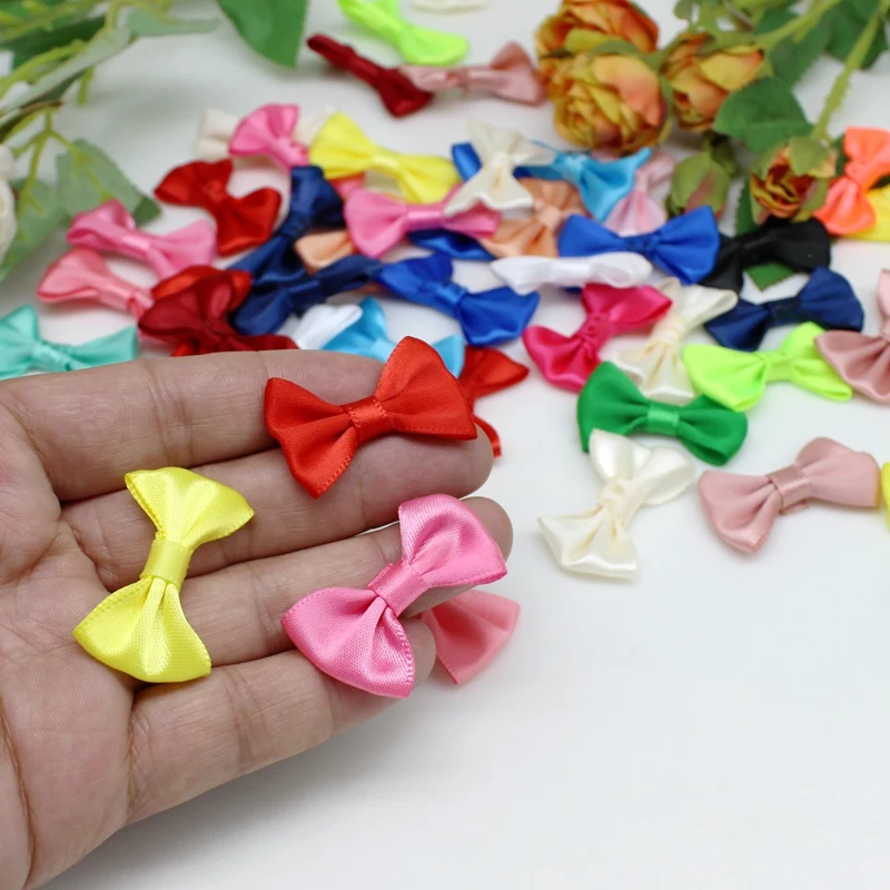 Description Picture 2 of item50Pcs present bow Ribbon Bows For Christmas Bows Gift Craft Wedding Party Sewing DIY Decorations