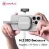 Colorii Magnetic M.2 2230 NVMe SSD Enclosure Magsafe SSD Case USB C 3.2 Gen2 to NVMe PCI-E for iPhone 16 Pro Max ProRes MacBook 1