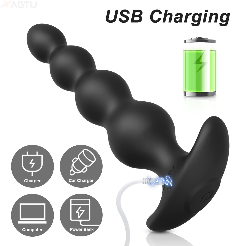 APP Bluetooth anal vibrator prostate massager wireless remote butt plug vibrating adult sex toys for men women male gay