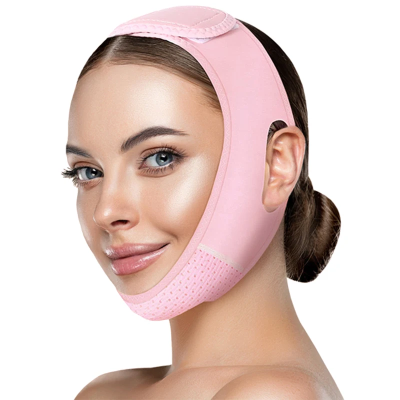 Reusable Face Strap, V Line Mask, Double Chin Reducer, Chin Up Patch, Chin Strap, V Shaped Belt, V Shaped Face Mask for Sagging 6