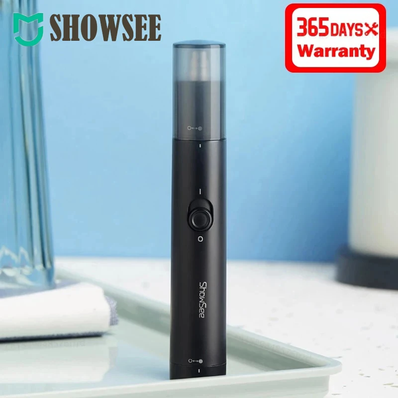 Mi Electric Shaving Nose Hair Trimmer Professional Safety Face Care For Men Shaving Hair Removal Razor Cleaning Machine for youpin lofans cs 622 hair ball trimmer rechargeable hairball removal shaving machine sweater pellet fuzz trimmer machine