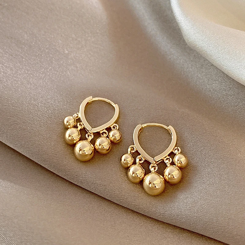 Women 14k Gold Drop Earrings 14k Gold Earings Women Gold Jewelry 14