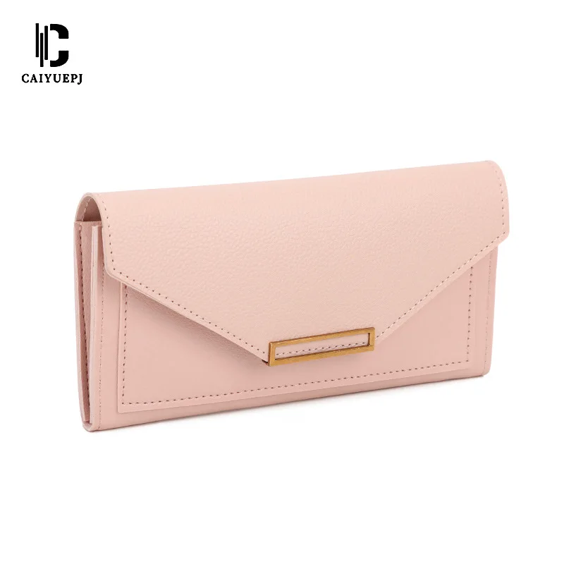 New Korean style Slim Card Wallet for Women - Retro Mini Multi-Function Organizer with Buckle, Thin Foldable Coin Purse cartera