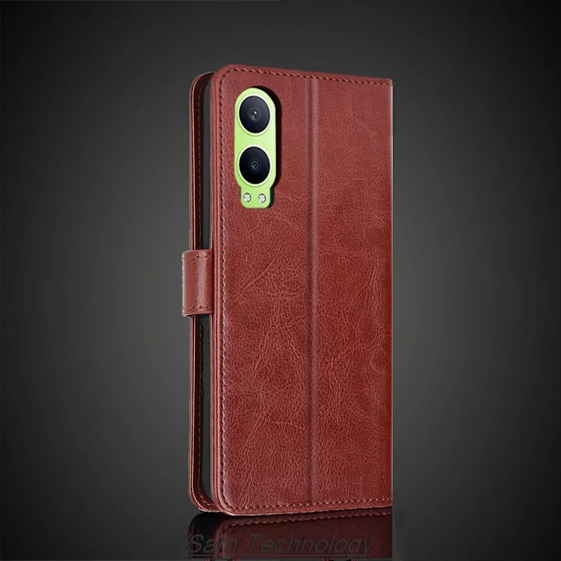 Card Holder Cover Case Pu Leather Flip Cover Retro Wallet Case Business Fundas Coque For Oneplus Nord CE 4 lite / CE4 lite 5G