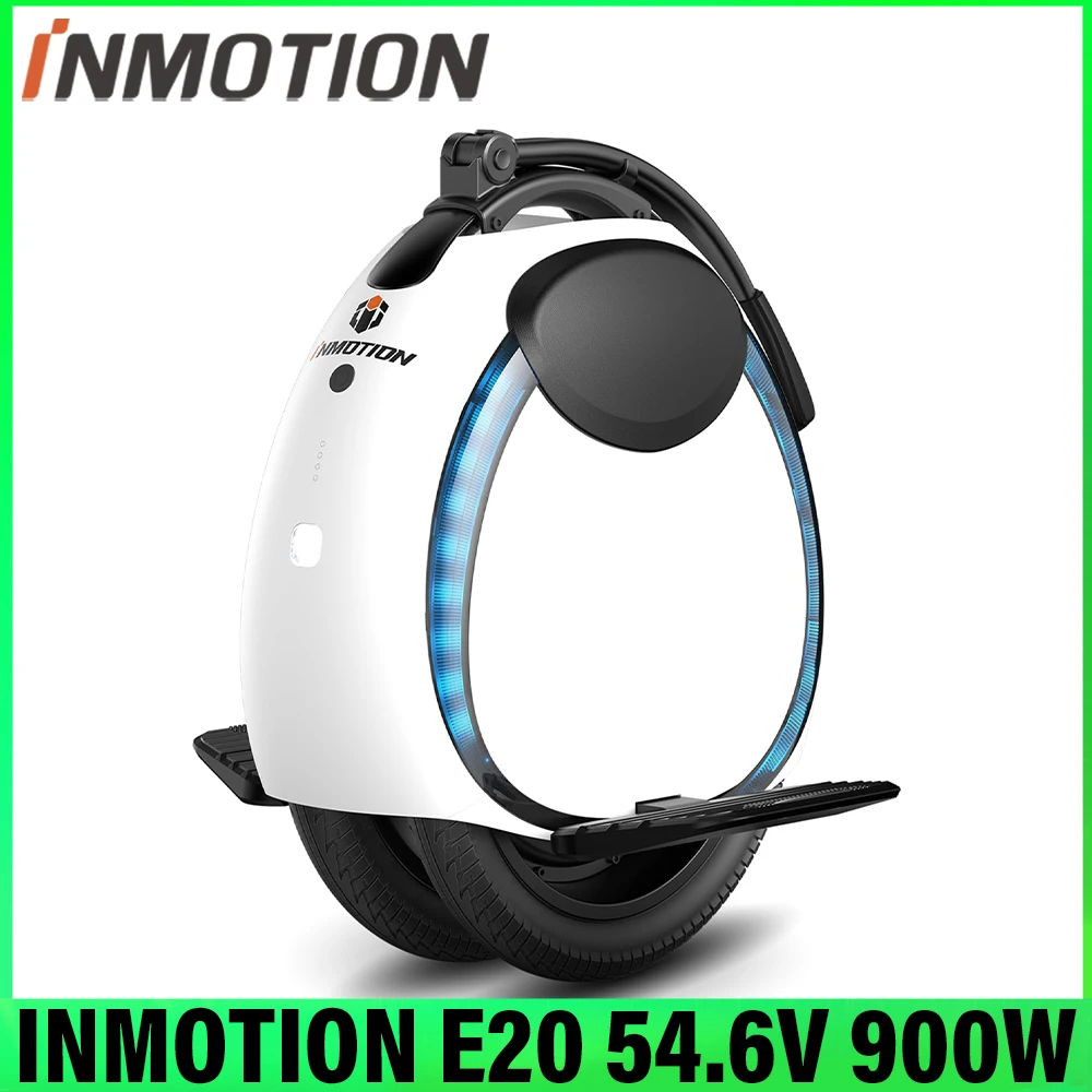 Original Newest INMOTION E20 240Wh 54.6V Battery 450W Nominal Peaks At 900W Motor Max Range 18.6 Miles Electric Unicycle