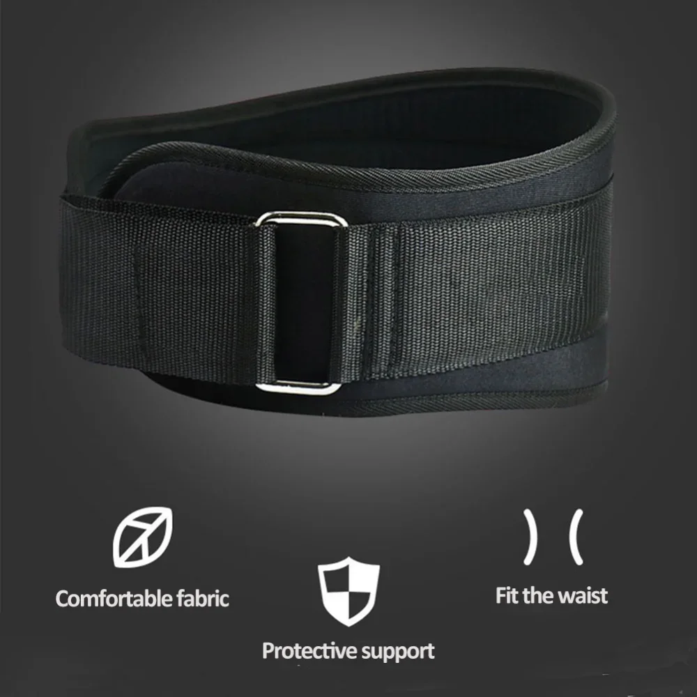 Weightlifting Squat Training Lumbar Support Band Sport Powerlifting Belt Fitness Gym Back Waist Protector for Men Women