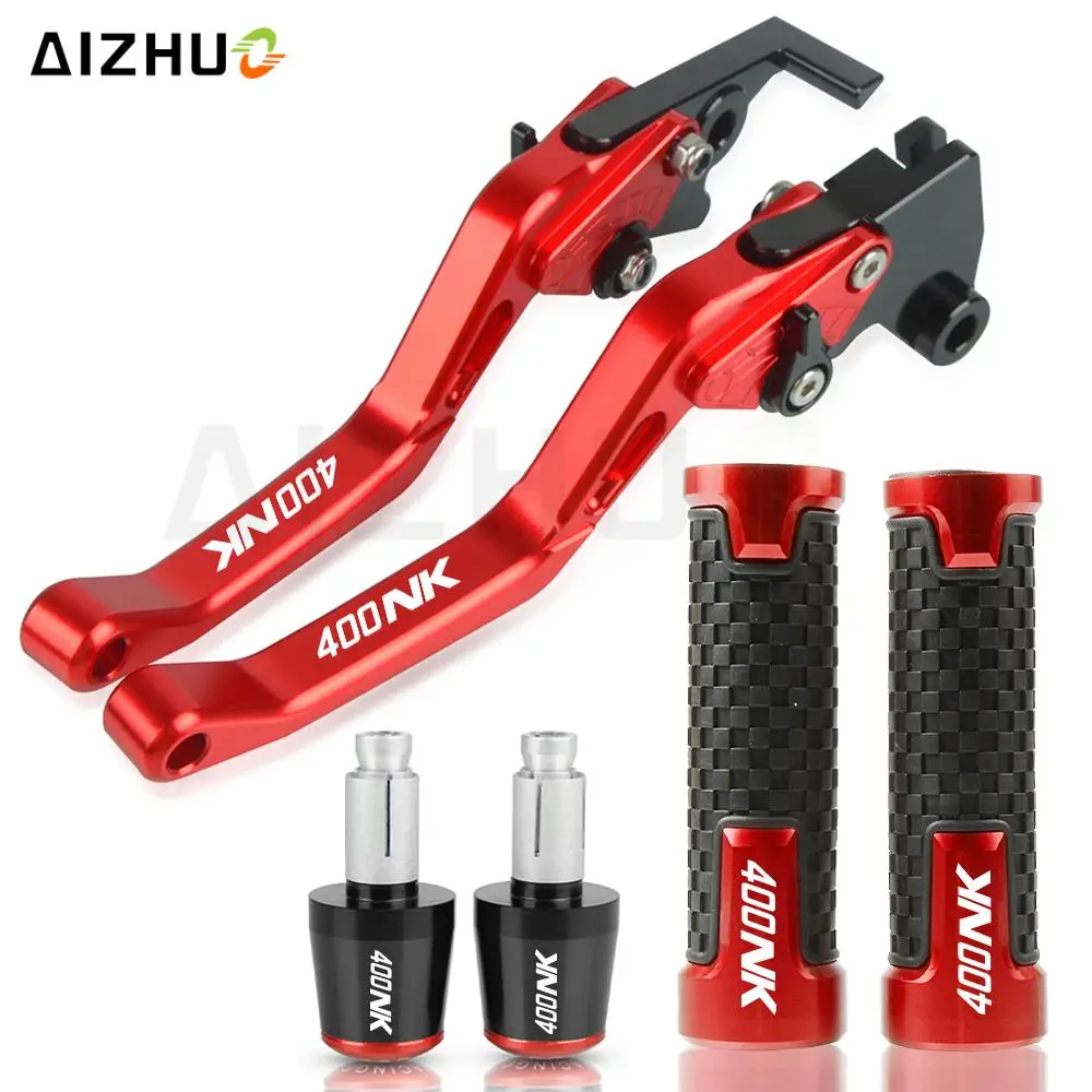 

For CFMOTO 650NK 400NK 2018 2019 650 NK 400 NK Motorcycle Adjustable CNC Aluminum Brake Clutch Levers Handlebar Grips Ends
