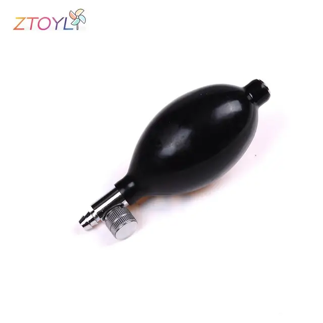 HOT Replacement Manual Air Pump Inflation Sphygmomanometer Oximetro Mercury Blood Pressure Latex Ball Bulb + Air Release Valve 1