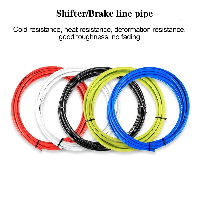 Bicycle Brake Cable Housing RGO Bicycle Brake Cable Housing Group Set For MTB Mountain Bike Derailleur Shifter Lever Cable With Bike Cap