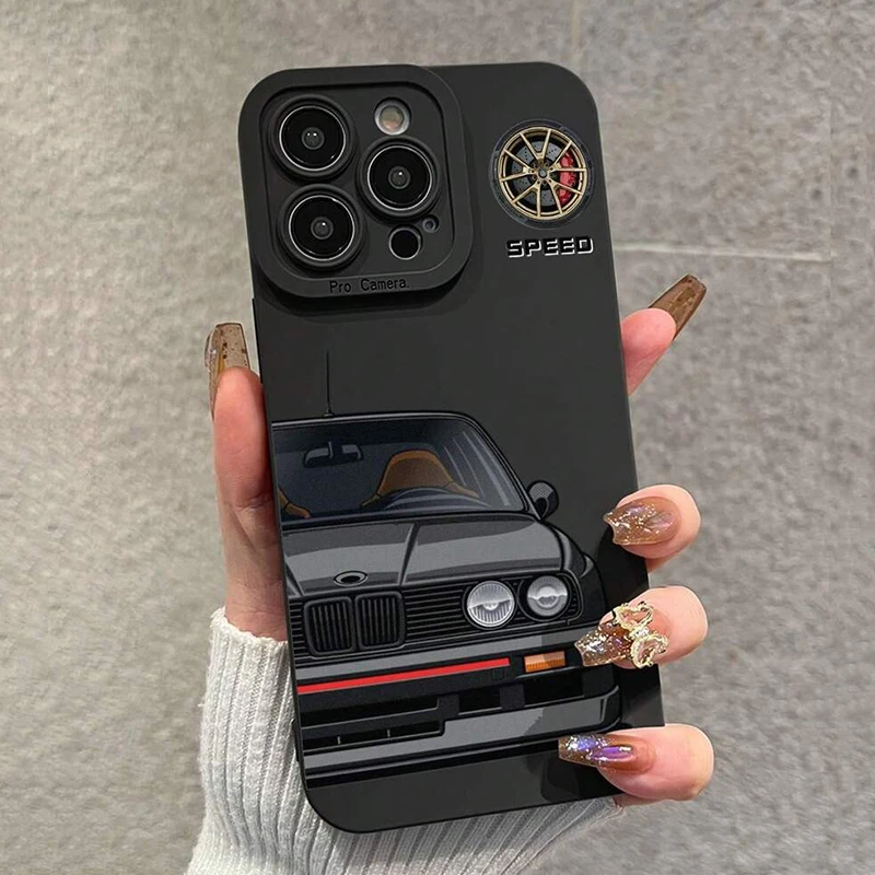 Stylish Camera Pattern Soft Silicone Phone Case