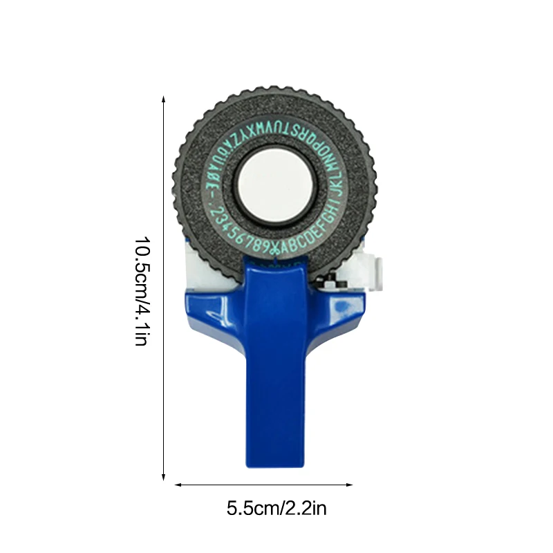 Embossing Machine 3D Embossing Typewriter Manual Label Machine for Household Curtain Decorative Tape Paper