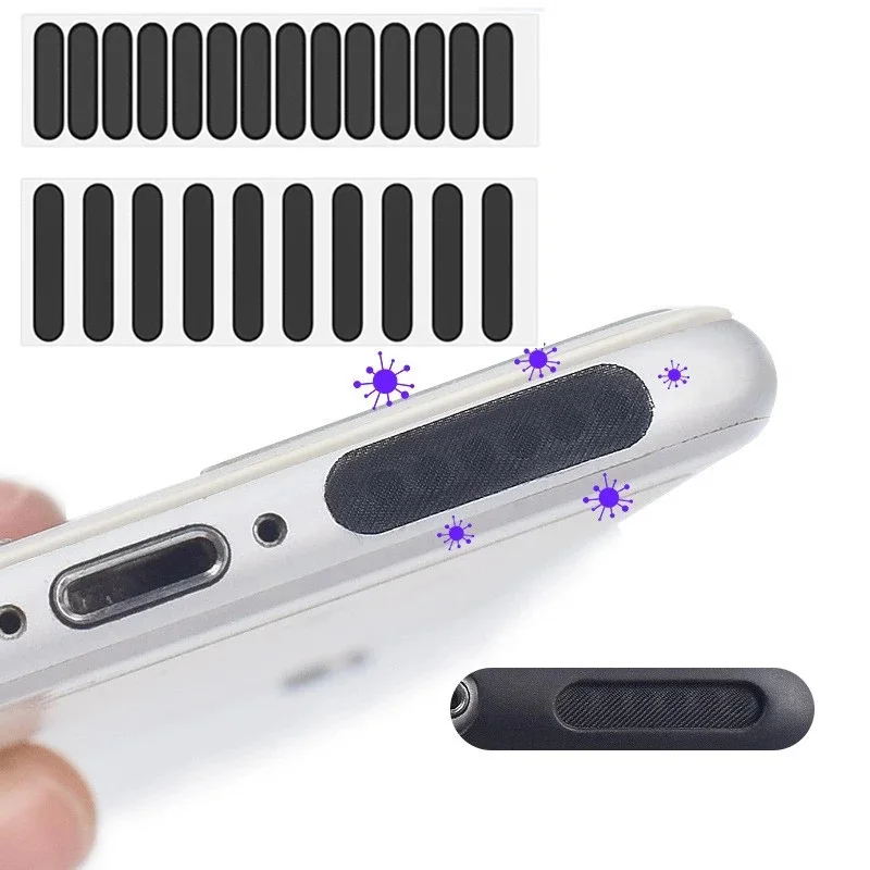 Universal Phone Hole Dust Removal Glue Speaker Earpiece Clean Dust Net Sticker for IPhone 14 Samsung Charging Port Cleaning Tool