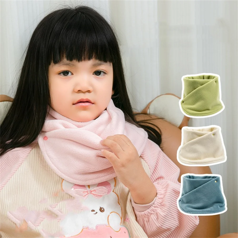 وشاح الشتاء للأطفال الدافئة الطفل وشاح من الصوف الرقبة أدفأ دائرة التزلج تسلق وشاح الرقبة والأوشحة للأطفال سنود طوق