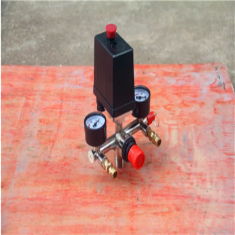 

Air compressor parts Bama bracket regulator / wind / air compressor bracket with gauge pressure switch valve safety valve