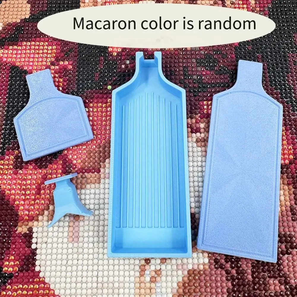 DIY Craft 2in1 Large Diamond Painting Tray Embroidery Large Capacity Beads Sorting Storage Tray With Cover Beading Plates