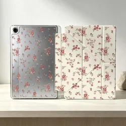 Luxury Floral Pattern Soft Foldable Tablet Case for Galaxy Tab S8 (138PTTA8201PTT)