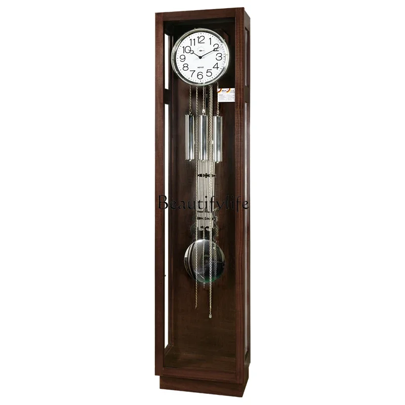 European floor clock living room simple creative German movement light luxury modern mechanical floor clock