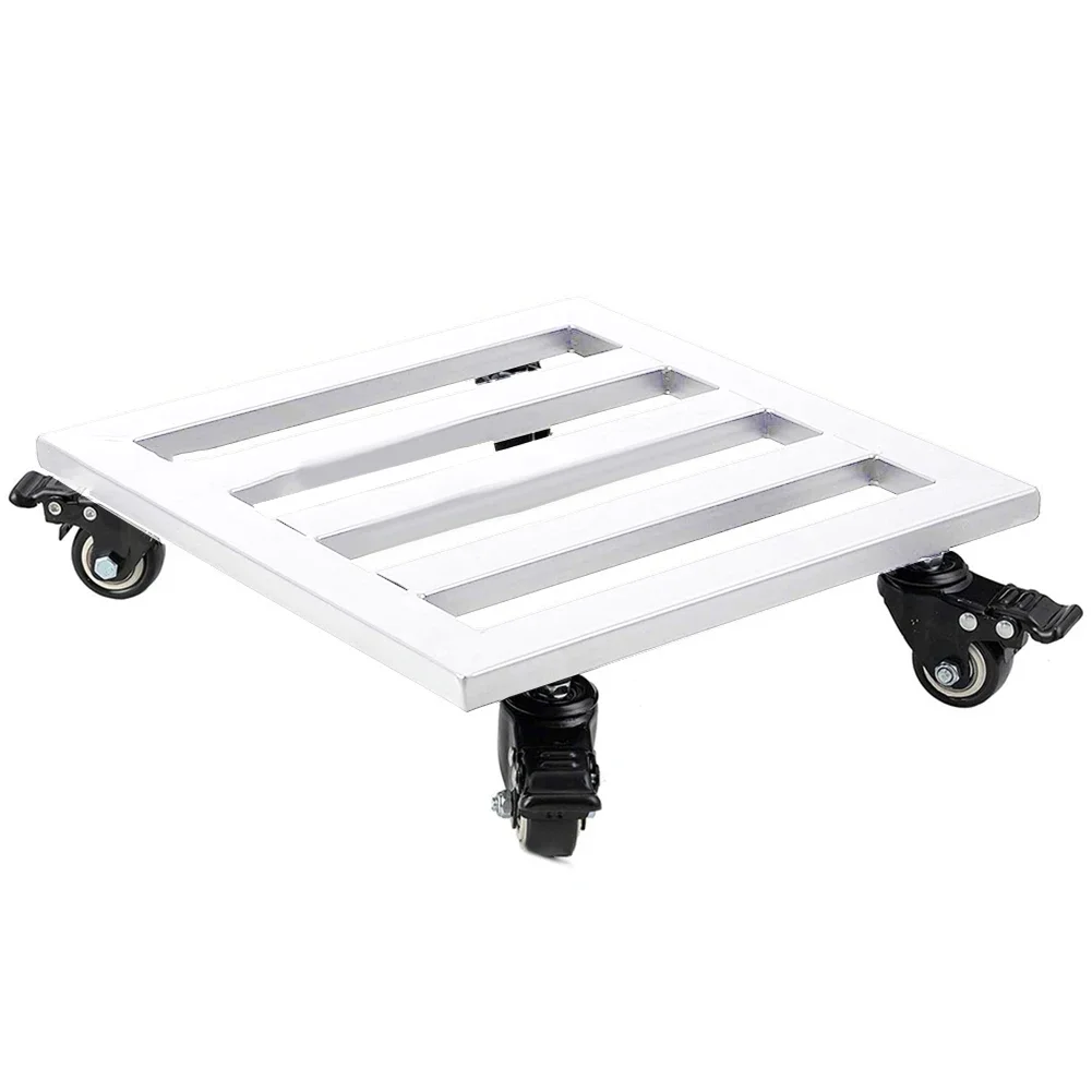 1pcs With Wheels Square Rolling Plant Stand 12/9 Inch Plant Dolly 23*23*8cm 30*30*8cm Outdoor Garden Tool Parts