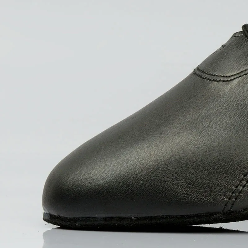 BD Dance Men Latin Dance Shoes 424 Split Outsole Soft Leather Professional Dancesport Shoe Elastic Heel Ballroom Dancing Shoes 6