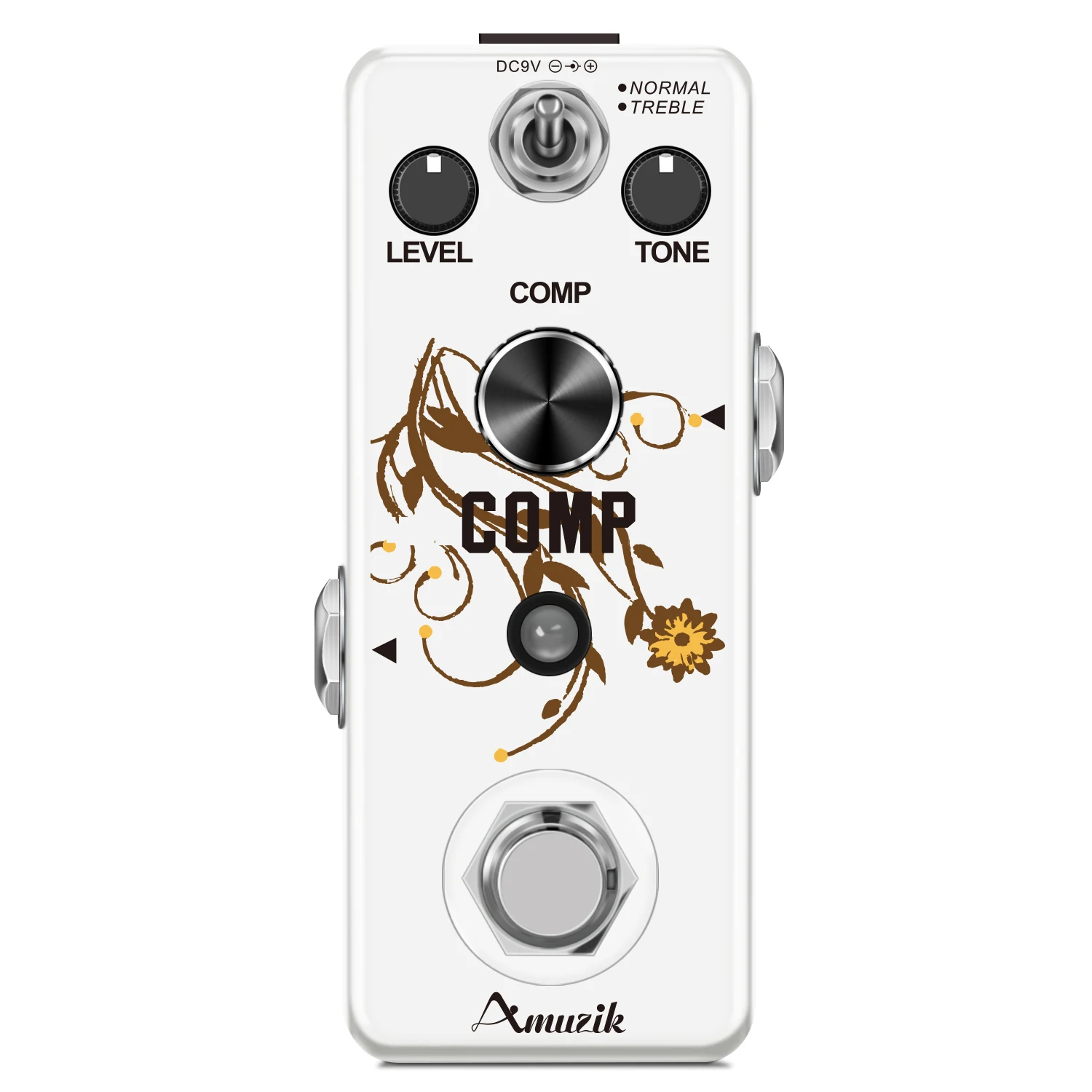 

Amuzik LEF-333 Guitar Compressor Pedal Digital Comp Effect Pedals For Electric Guitar Classic Studio Grade Compressors