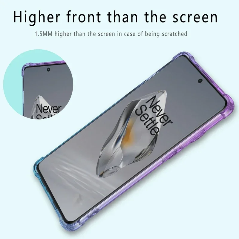 Gradient Shockproof Protective TPU Phone Case Cover