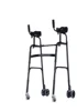 Folding Standard Platform Walker with 5’’ Wheels Removable Padded Armrests 300lbs with Arm Support for Senior Handicap Disabled 1
