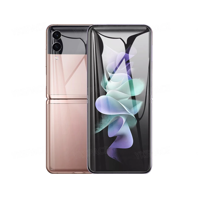 Vorder- und Rückseitige Matte Hydrogel-Folie für Samsung Galaxy W23 W24 W25 Z Flip 3 4 5 6 7 FE 8 Weicher Displayschutz Anti-Fingerabdruck – Detail 18
