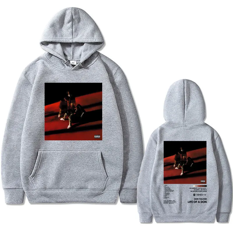 Rapper Don Toliver Life of A Don Music Album Graphic Print Hoodie Unisex Hip Hop Fashion Sportswear Men Women Oversized Pullover