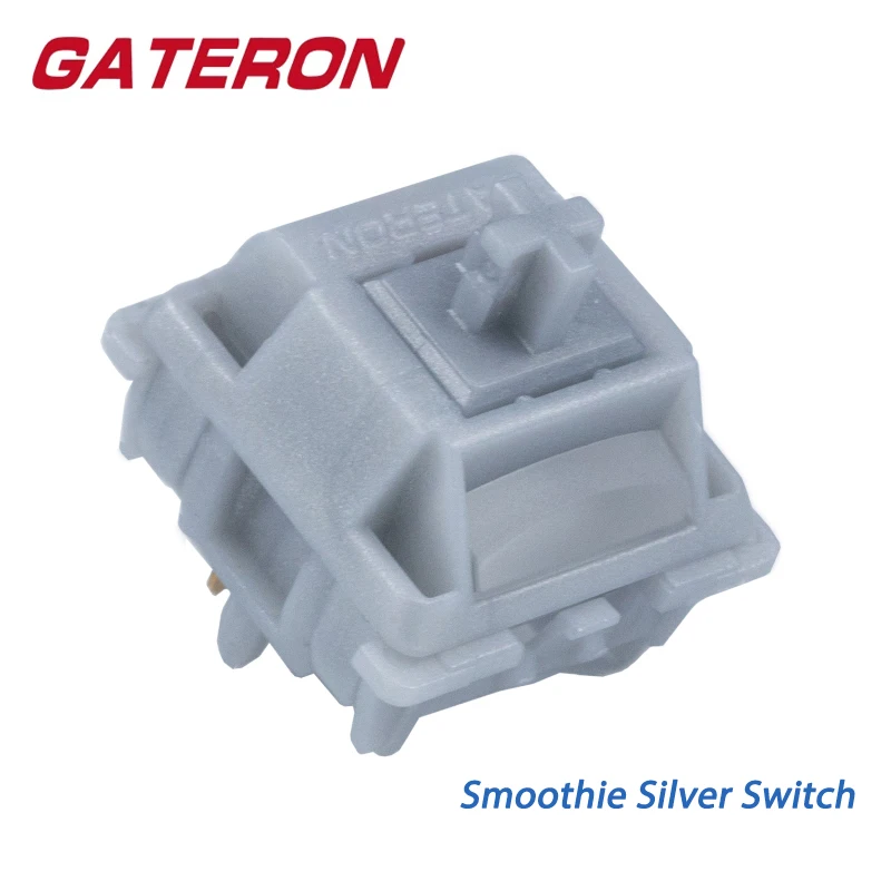 Gateron-Smoothie-Silver-Switch-Linear-5-Pin-Pre-Lubed-MX-Stem-POM-45g ...