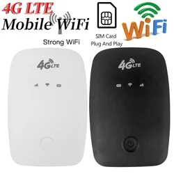 4G LTE Portable WiFi Hotspot 150Mbps Wireless Internet Router with Sim Card Slot Mini Outdoor Hotspot for Home Office Car Travel