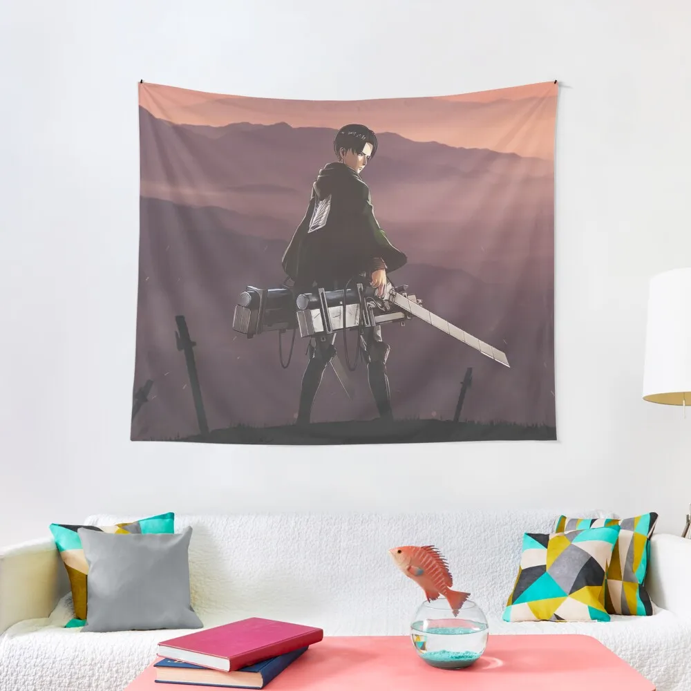 

Levi Ackerman Tapestry Panoramic Wallpaper Tapestry Decoration Aesthetic