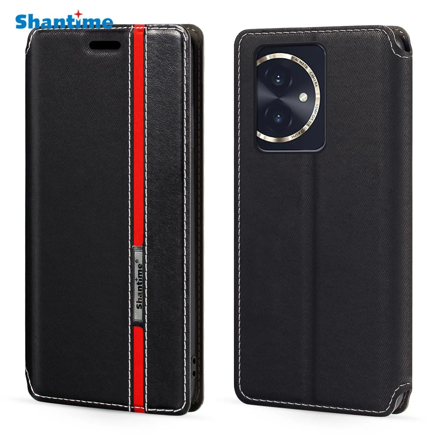 

Модный разноцветный кожаный флип-чехол с магнитной застежкой и отделением для карт для Huawei Honor 100